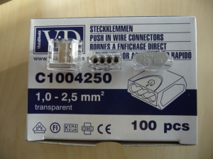 VID C1004250 VEZETÉKÖSSZEKÖTŐ 1,0 - 2,5mm² átlátszó