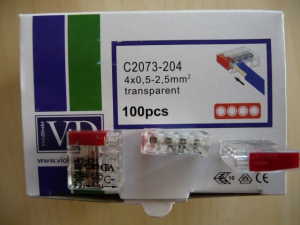 C2073-204, VID VEZETÉKÖSSZEKÖTŐ Mini 0,5 - 2,5mm²