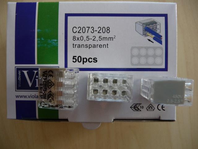 C2073-208, VID VEZETÉKÖSSZEKÖTŐ Mini 0,5 - 2,5mm²