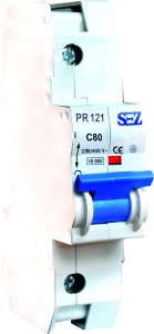 PR 121-B,C,D 100,125A SEZ kismegszakító
