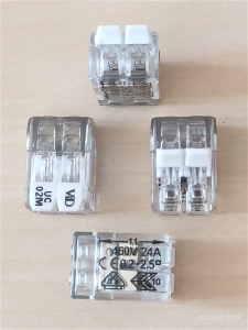 Vezetékösszekötő 2 polusú bontható UC02M mini sodrott vezetékekhez is