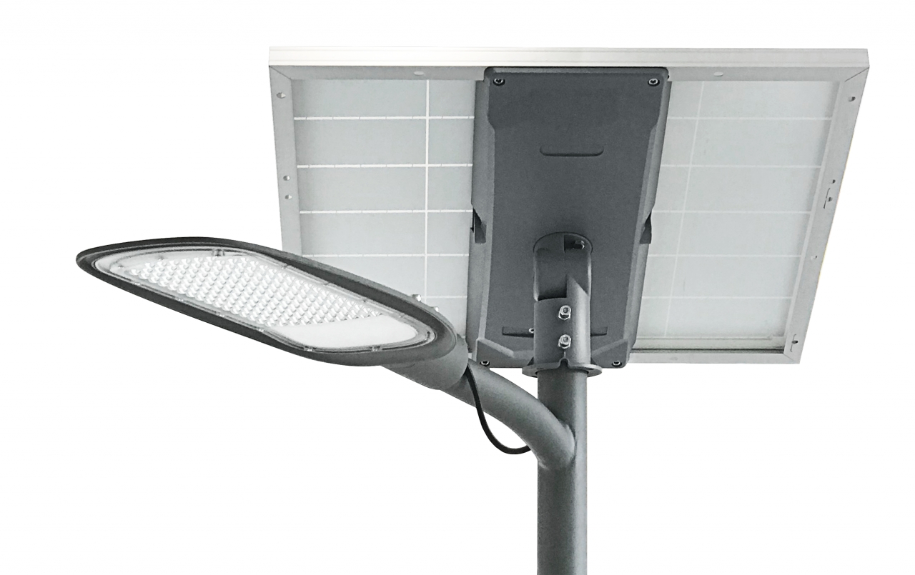 Napelemes LED lámpatest, 200W, 4000 lm, 6000K, IP65, sug.szög:130x90°